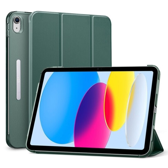 ESR iPad 10.9" (2022) ESR Ascend Flip Tri-Fold Flipdeksel - Kunstskinn - Forest Green