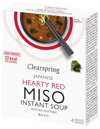 Clearspring Miso Soup Hearty Red 40gram Clearspring Miso Soup Hearty Red 40gram
