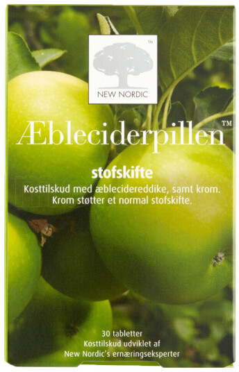 New Nordic Eplesiderpillen 500 mg 30 Tabletter New Nordic Eplesiderpillen 500 mg 30 Tabletter