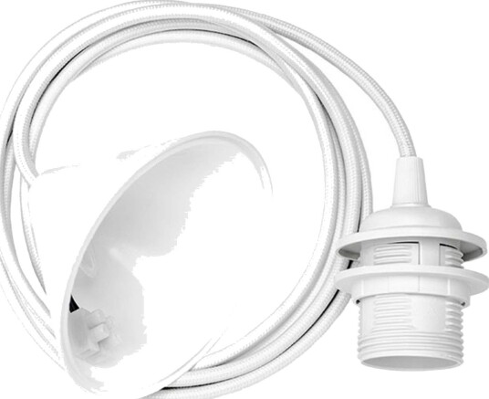 UMAGE Designer pendellampe Eos, dimbar, Hvit / opal, Stue / spisestue, Design