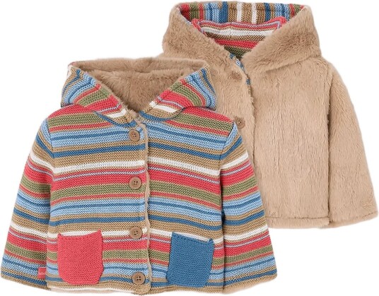 Boboli Jacket Reversible For Baby  Bci   Beige   62