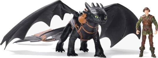 Dragons Lekesett med Tannlaus og Hikke - Flerfarget Figurer for Barn