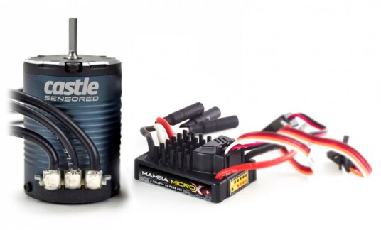 Castle Creations 010016202 Mamba Micro X 12.6V 1406-2280KV Senso