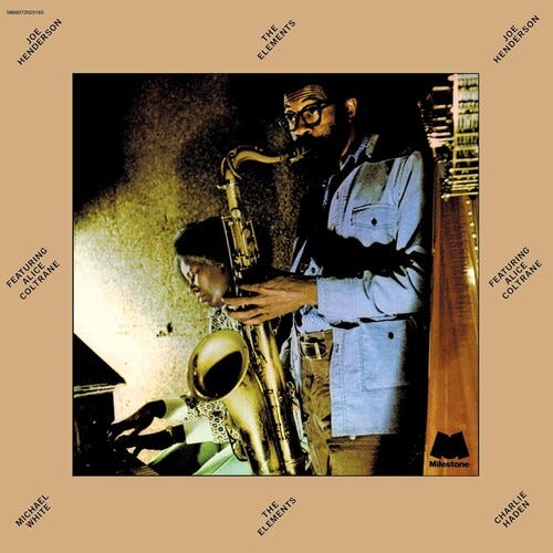 Joe Henderson Featuring Alice Coltrane  Elements  LP/Vinyl