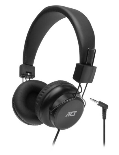 Act Ac9300 Hodetelefoner/Headset Hodetelefoner Kablet Hodebånd Musikk Svart