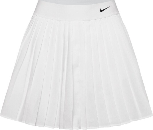 Nike Women"s Dri Fit High Waisted Tennis Skirt   Nike   WHITE/BLACK   M