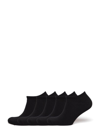 ZEBDIA 5 Pk Tennis Footies Black 39 42 ZEBDIA 5 Pk Tennis Footies Black 39 42