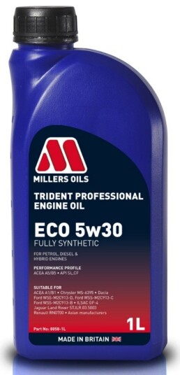 Motorolje MILLERS TRIDENT PROFESSIONAL ECO 5W30 1L Motorolje MILLERS TRIDENT PROFESSIONAL ECO 5W30 1L