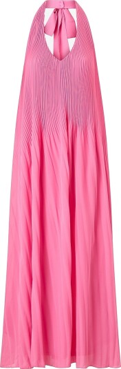 Gina Tricot Maxikjole Pleated Maxi Rosa