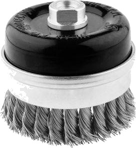 Neo Tools Koppformet Trådbørste 65 Mm Tvunnet Tråd Inox M14