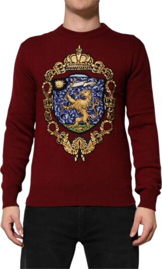 Dolce & Gabbana Herre Strikkevarer Rød S, Dolce & Gabbana Herre Strikkevarer Rød S,