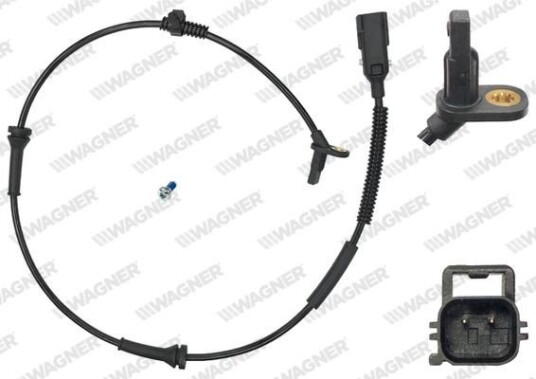 Sensor, ABS WAGNER ABS00672