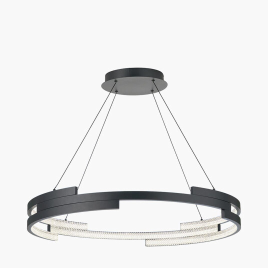 Sienna takpendel 85 cm 80W 2200-2900 Kelvin - Dimbar - Svart