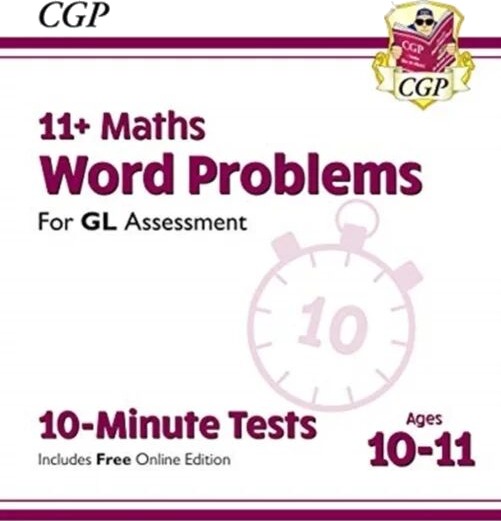 11+ Gl 10-Minute Tests: Maths Word Problems - Ages 10-11 (With Online Edition): For The 2022 Tests Av Cgp Books 11+ Gl 10-Minute Tests: Maths Word Problems - Ages 10-11 (With Online Edition): For The 2022 Tests Av Cgp Books