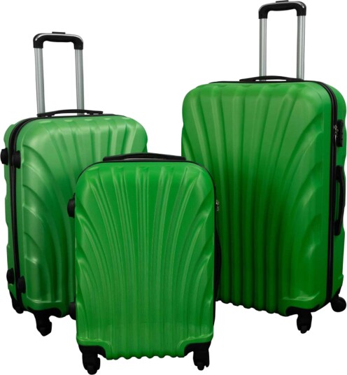 Koffert - Musling grønn - Praktisk hardcase-koffert