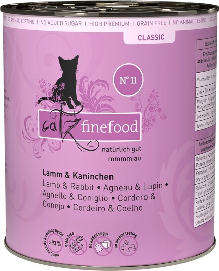 Catz Finefood Bokser Lam & Kanin 6 X 800 G
