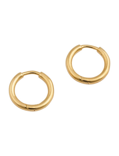 SYSTER P Beloved Fat Small Hoops Gold |Guld |One Size