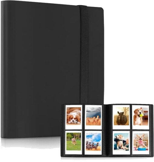 160-ark lommealbum for Fujifilm Instax Mini 70 7s 8+ 9 11 25 50s 90, Polaroid Z2300, Polaroid