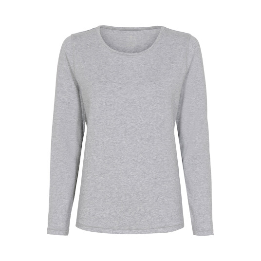 JBS of Denmark Bamboo Blend LS bluse grå Størrelse: L Kvinner