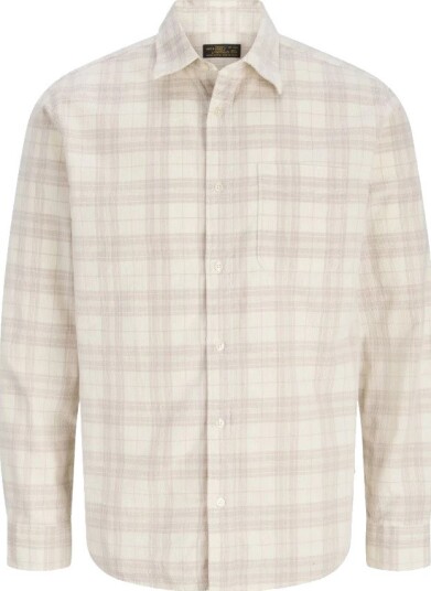 Jack & Jones, Herre, Skjorter, Beige, L,