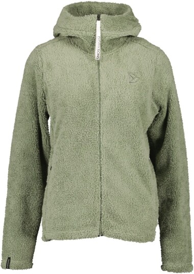 Didriksons Women's Anniken Full Zip 2 Light Moss 40, Light Moss