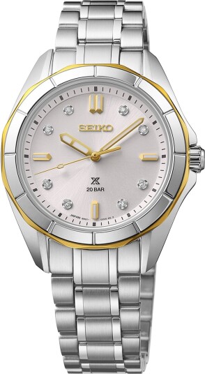Seiko Dameklokke SUR618J1 Prospex Hvit/Stål Ø34 mm