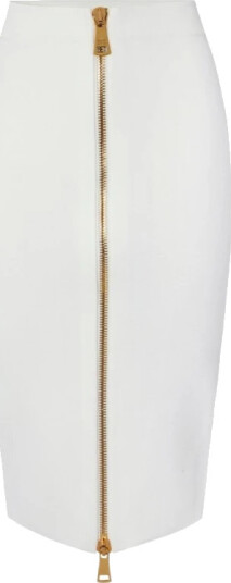 Elisabetta Franchi Dame Skjørt Hvit L, Elisabetta Franchi Dame Skjørt Hvit L,
