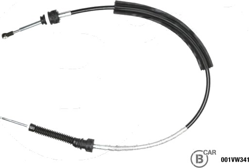 B CAR 001VW341 Kabel, girmekanisme