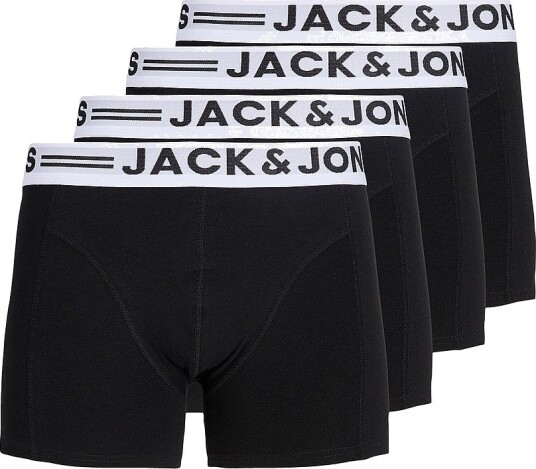 Jack & Jones Boksershorts Jacsense Trunks 5 pakning Svart Jack & Jones Boksershorts Jacsense Trunks 5 pakning Svart