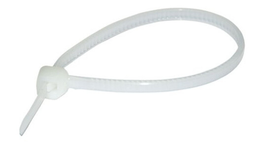Buntebånd / Strips 380x7,6mm Hvit 100 stk