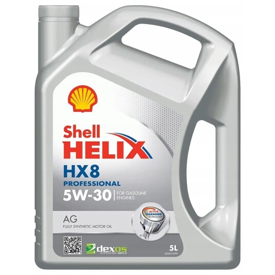 Motorolje SHELL HELIX HX8 PROFESSIONAL AG 5W30 5L