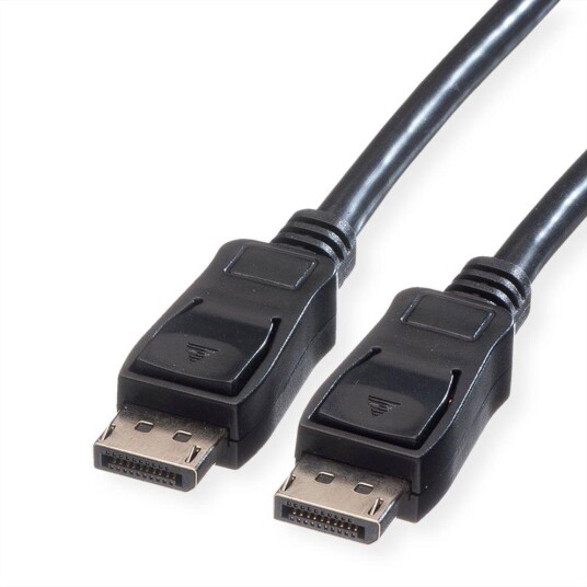 VALUE DisplayPort Cable DP-DP. M/M. Black. 10m Factory Sealed