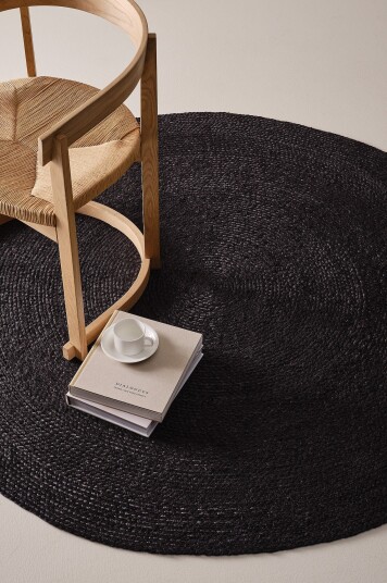 Jotex Juteteppe Jute Svart SIENNA 202456102240