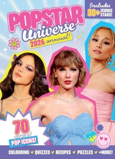 Popstar Universe Annual 2026: The Perfect Screen Free Gift for Young Pop Lovers Aged 5 12 Years Packed with Pop Icons Colouring Puzzles Quizzes a Popstar Universe Annual 2026: The Perfect Screen Free Gift for Young Pop Lovers Aged 5 12 Years Packed with Pop Icons Colouring Puzzles Quizzes a