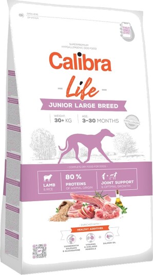 Calibra Hundemat Junior Large Breed Lam 12 Kg - Glutenfri og Soyafri Calibra Hundemat Junior Large Breed Lam 12 Kg - Glutenfri og Soyafri