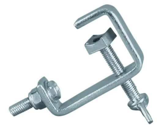 EuroLite TH-25 C-Hook 25 mm Sølv EuroLite TH-25 C-Hook 25 mm Sølv