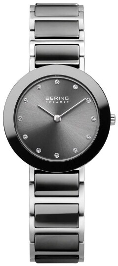 Bering Dameklokke 11429 783 Ceramic Grå/Stål Ø29 mm