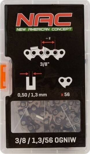 Nac Skjærekjede 16" 56/3/8"/1,3 Ce20-Ns-H, Ce20-40-Ns-H