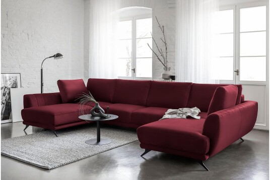 Katun Sovesofa Dobbeltsjeselong Rød