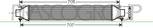 Intercooler PRASCO AA210N004