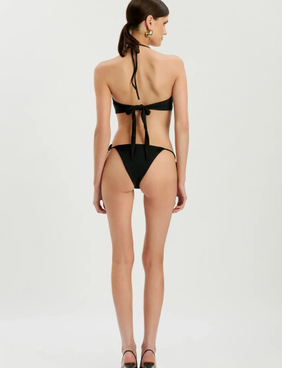 Bardot Blakely Tie Bottoms Black M