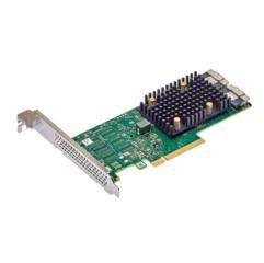 BROADCOM 9500 series 16i Tri-Mode - Host bus adapter - 16 Channel - SATA 6Gb/s / SAS 12Gb/s / PCIe 4.0  NVMe  - PCIe 4.0 x8