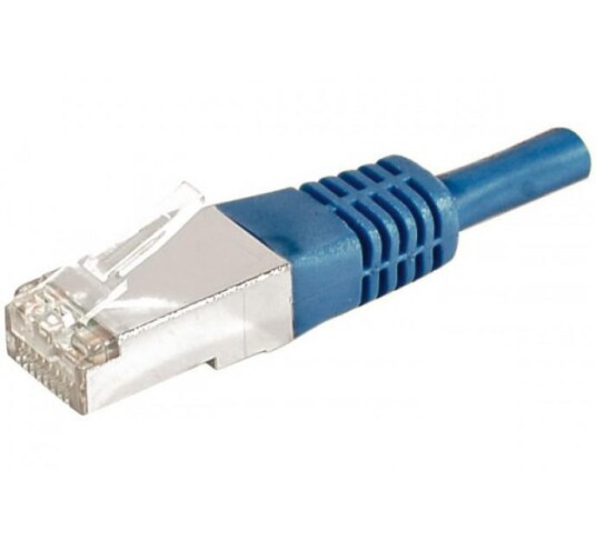 EXC Patch Cord RJ45 CAT.6a F/UTP Copper Blue 5m