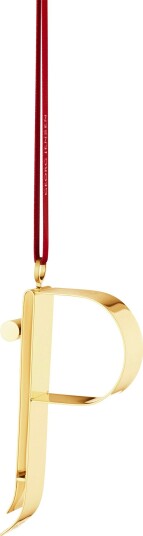 Julepynt 18k Gullplettert, P