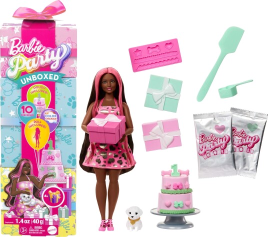 Barbie Party Unboxed Doll and Accessories