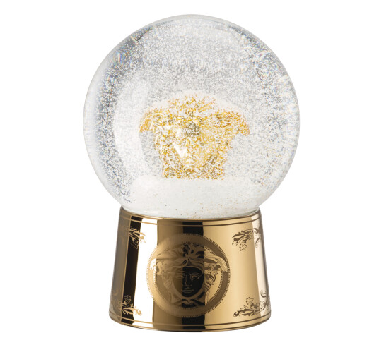 Versace Golden Medusa snøkule gull liten