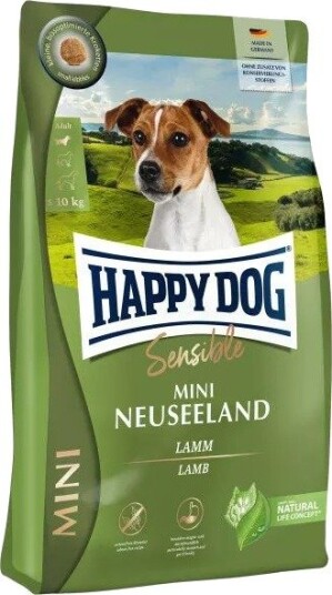 Happy Dog Sensible Mini New Zealand Voksen Mini 5 10Kg Lam Ris 10 kg Glutenfri