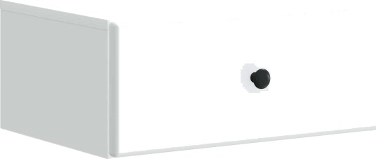  Vegghengt Nattbord Hvit 49 x 34,5 x 20 cm Konstruert tre