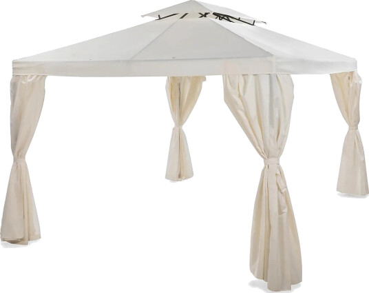 Bermuda komplett paviljong inkl. tak og vegger 3x4 m – Offwhite Bermuda komplett paviljong inkl. tak og vegger 3x4 m – Offwhite