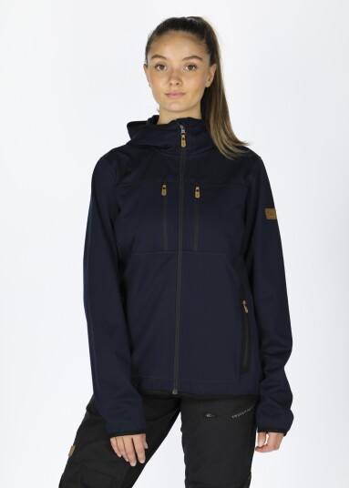 Swedemount Nordkap Softshell Jacket W Dk. Navy 36 Softshelljakker Swedemount Nordkap Softshell Jacket W Dk. Navy 36 Softshelljakker